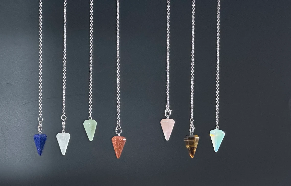 Natural Crystal Pendulums (Small) - Wellness Centre, Southend-On-Sea ...